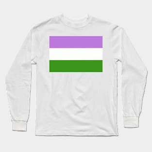 Genderqueer Pride Flag Long Sleeve T-Shirt